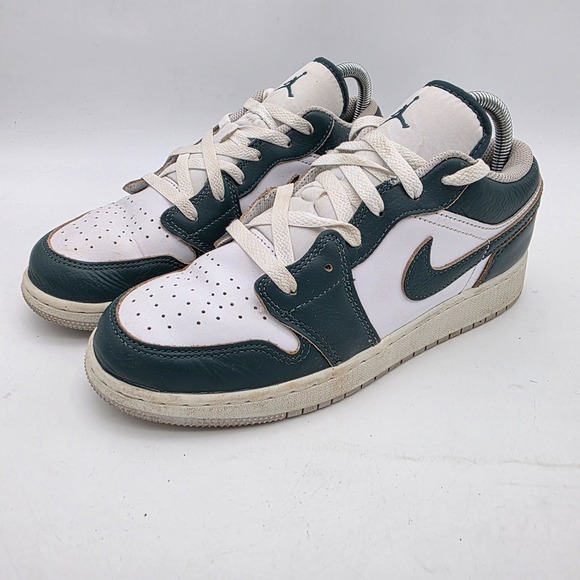 Jordan Other - Nike Air Jordan 1 Low SE GS Oxidized Green/White FQ8041-300 7Y Youth